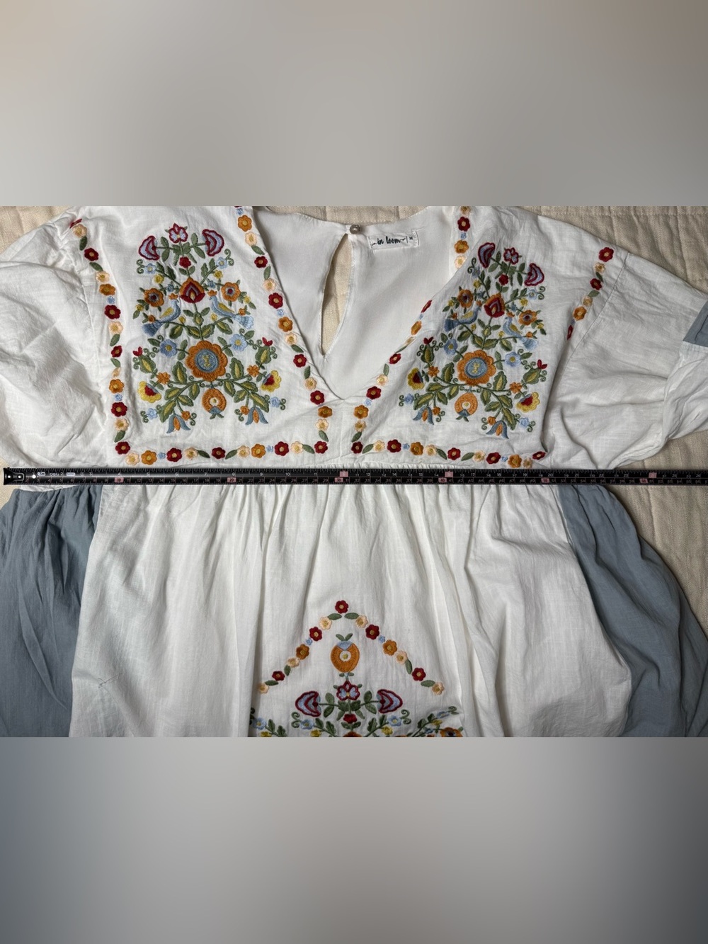 Playa Del Carmen Embroidered mini dress size M - Picture 13 of 17